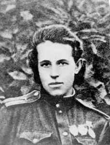 Anna in uniform,front