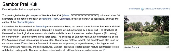 Wikipedia entry