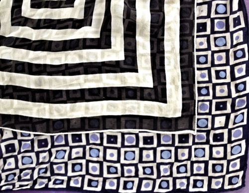 Silk scarf indulgence